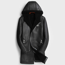 Load image into Gallery viewer, Real Fur Coat Men Sheep Shearing Winter Coat Natural Wool Fur Jacket for Mens Clothing Chaqueta Cuero Hombre YR-178012 YY773