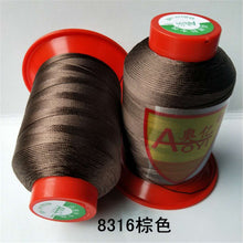 Load image into Gallery viewer, 210D/2 High Tenacity Nylon Polyester Sewing Thread For Tassel ,Clothes ,shoes Jeans ,Denim Leather Thread Thickness 0.25mm