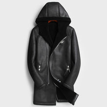 Load image into Gallery viewer, Real Fur Coat Men Sheep Shearing Winter Coat Natural Wool Fur Jacket for Mens Clothing Chaqueta Cuero Hombre YR-178012 YY773
